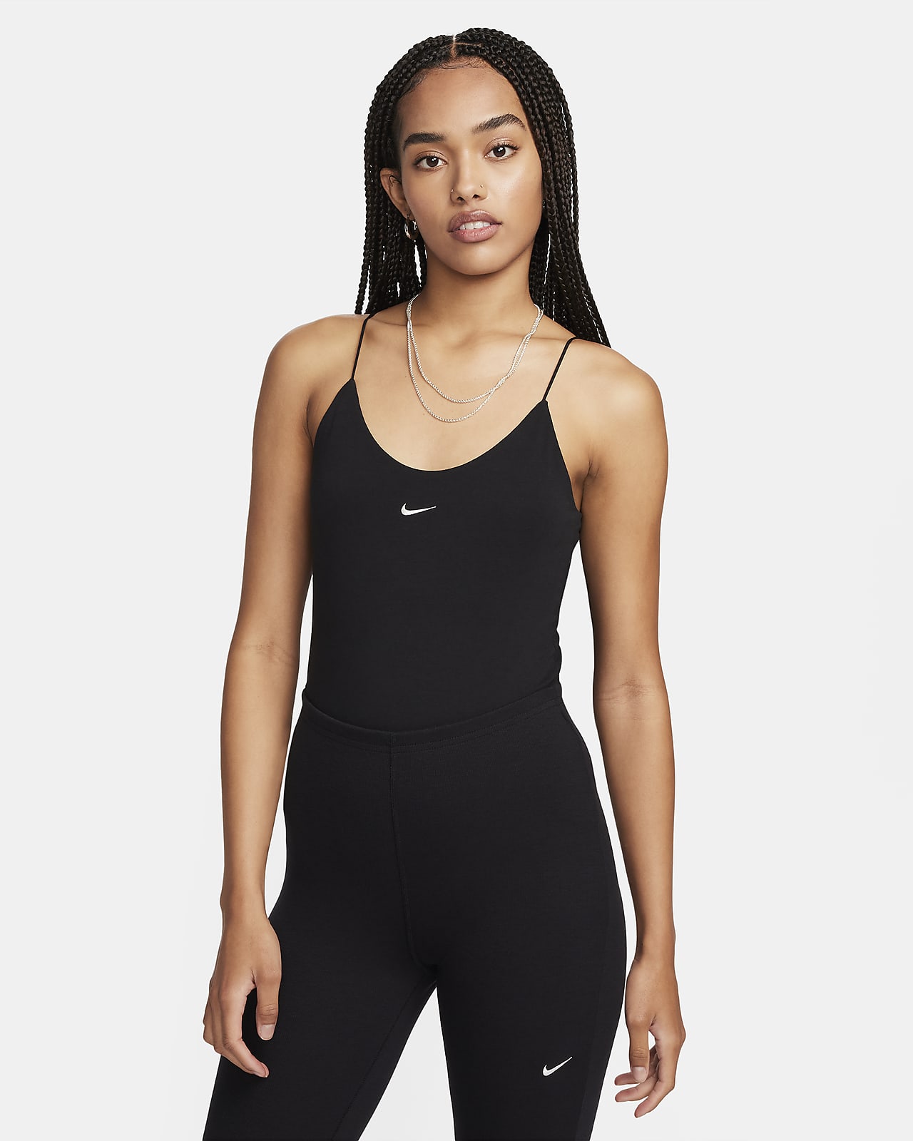 Nike Sportswear Chill Knit 女子紧身吊带连体衣