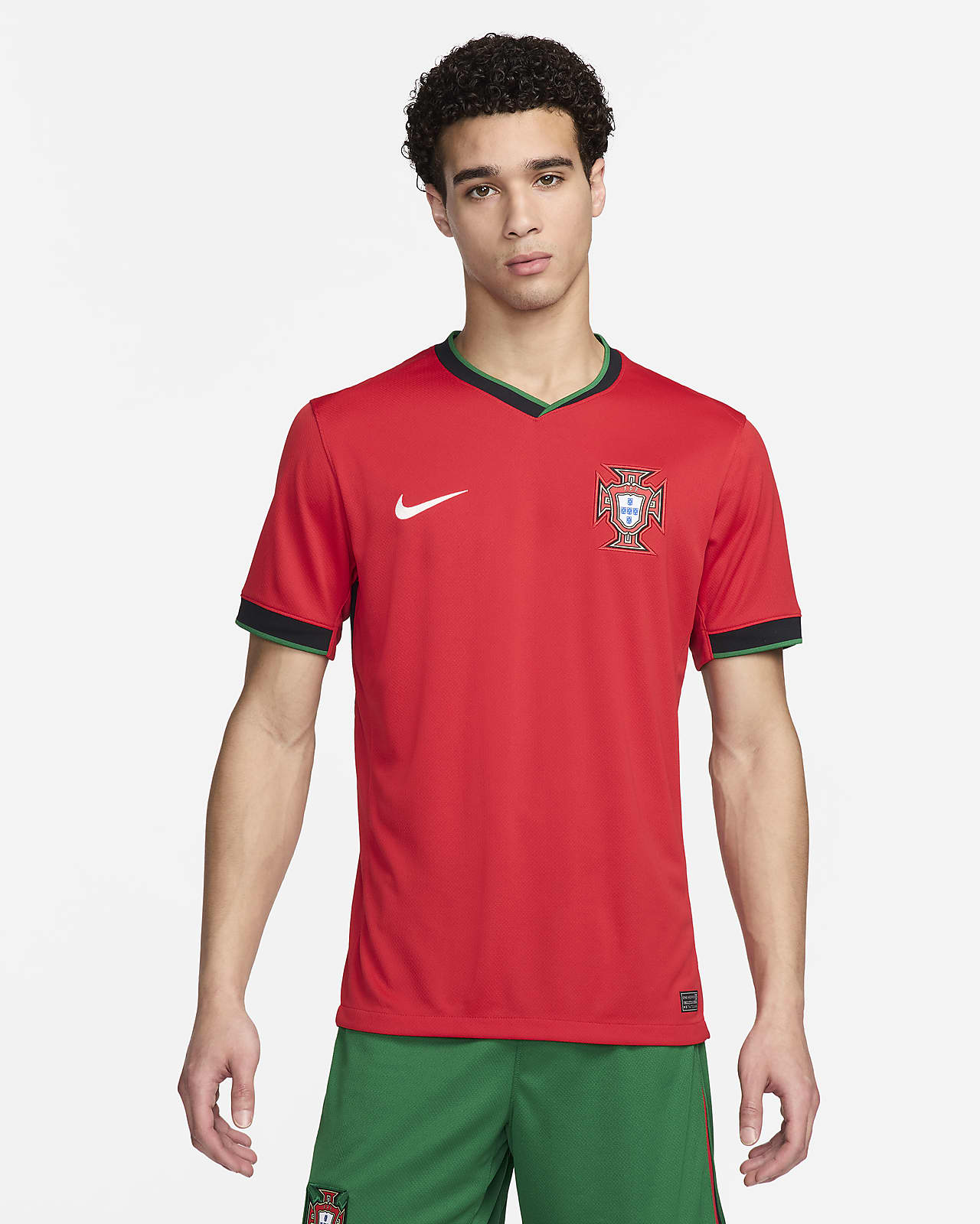 2024/25 赛季葡萄牙队主场球迷版 Nike Dri-FIT 男子速干足球球衣