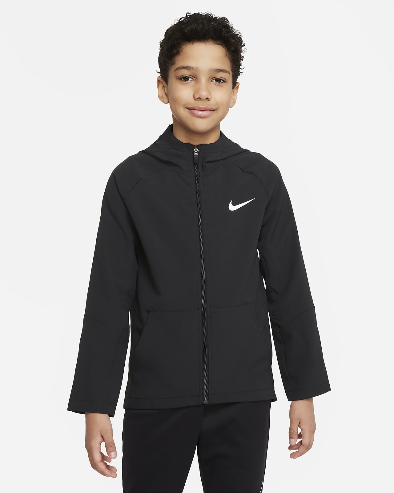 Nike Dri-FIT 大童（男孩）速干梭织防晒训练夹克