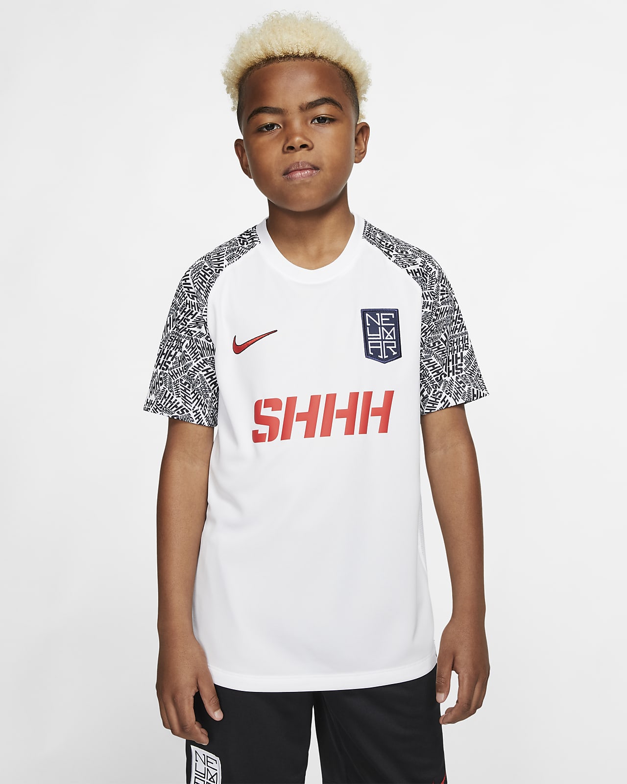 Nike Dri-FIT Neymar Jr. 大童（男孩）短袖足球上衣
