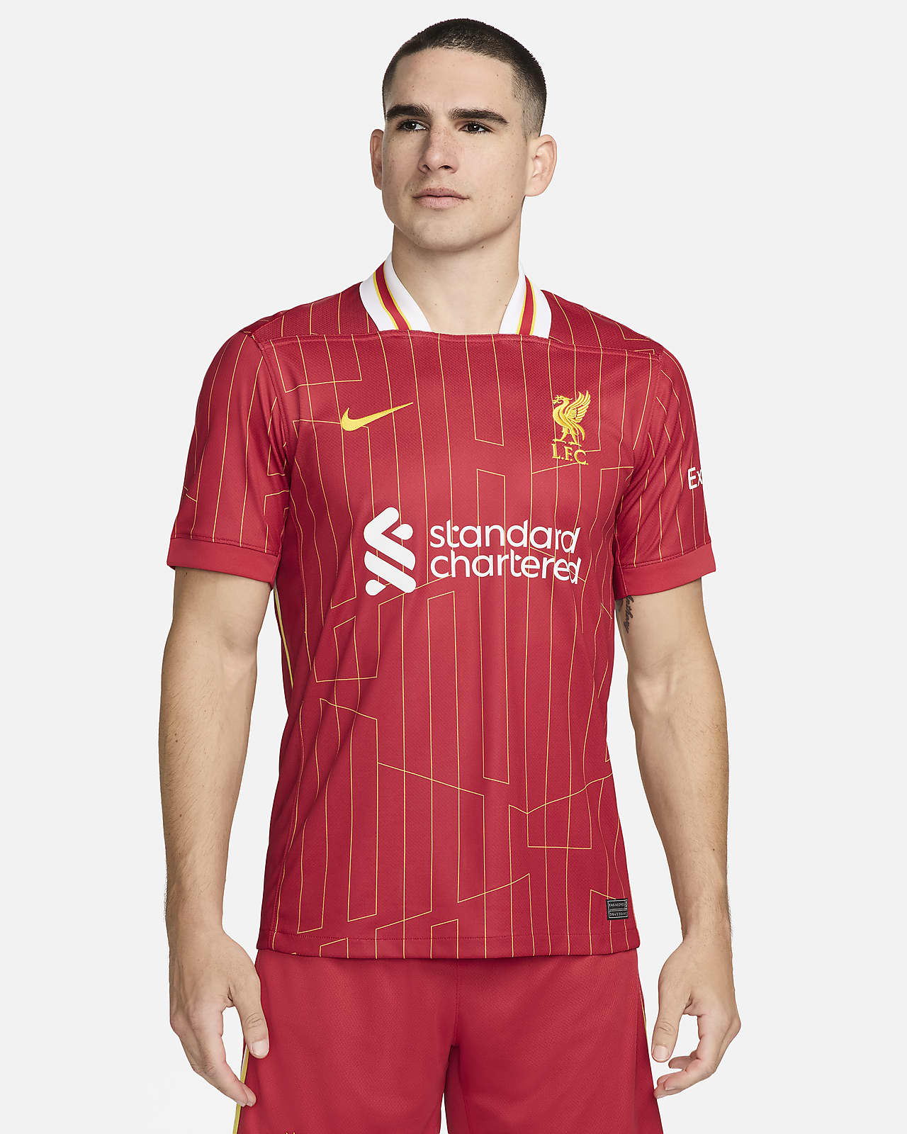 2024/25 赛季利物浦主场球迷版 Nike Dri-FIT 球迷版男子速干足球球衣