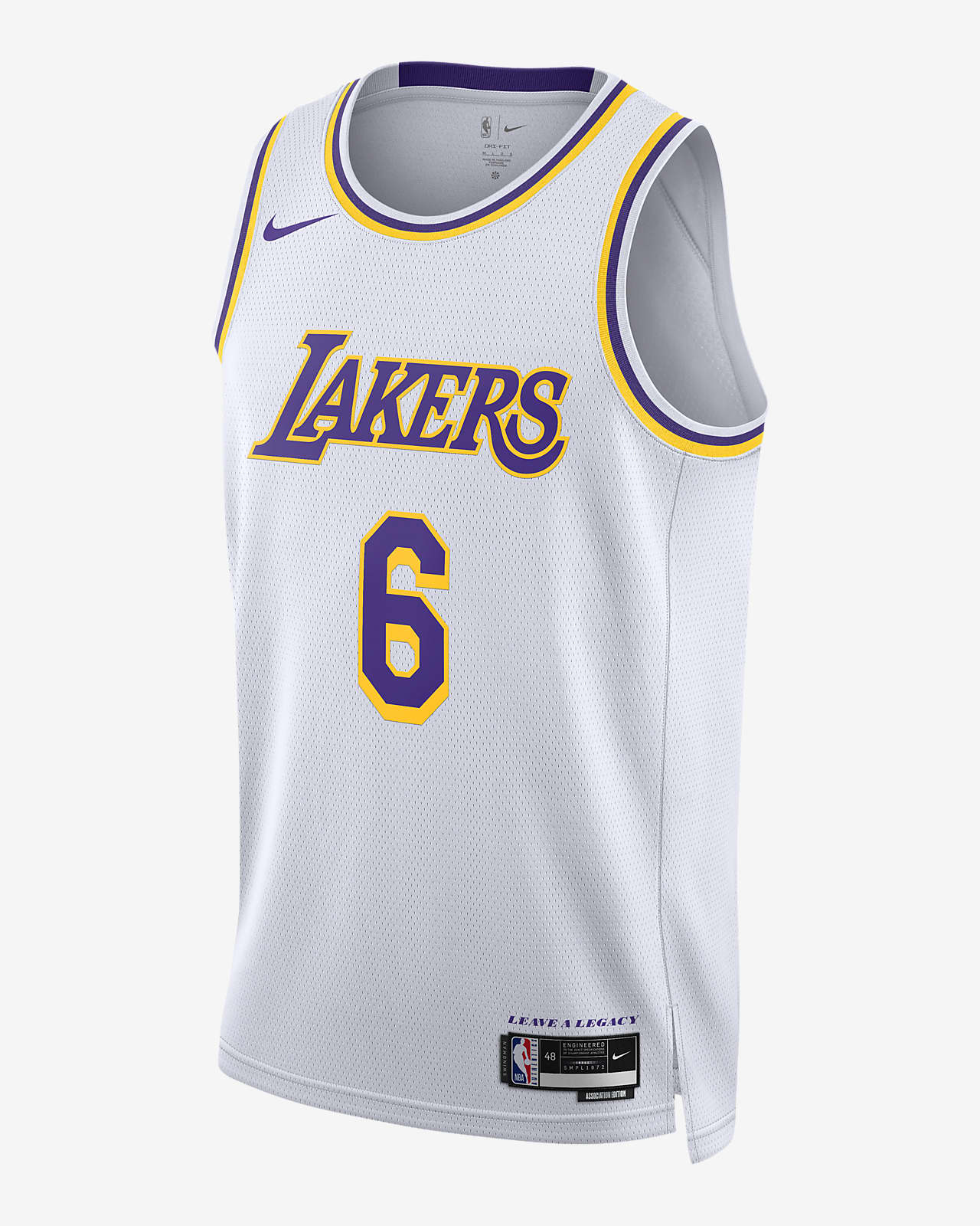 2022/23 赛季洛杉矶湖人队 Association Edition Nike Dri-FIT NBA Swingman Jersey 男子速干球衣