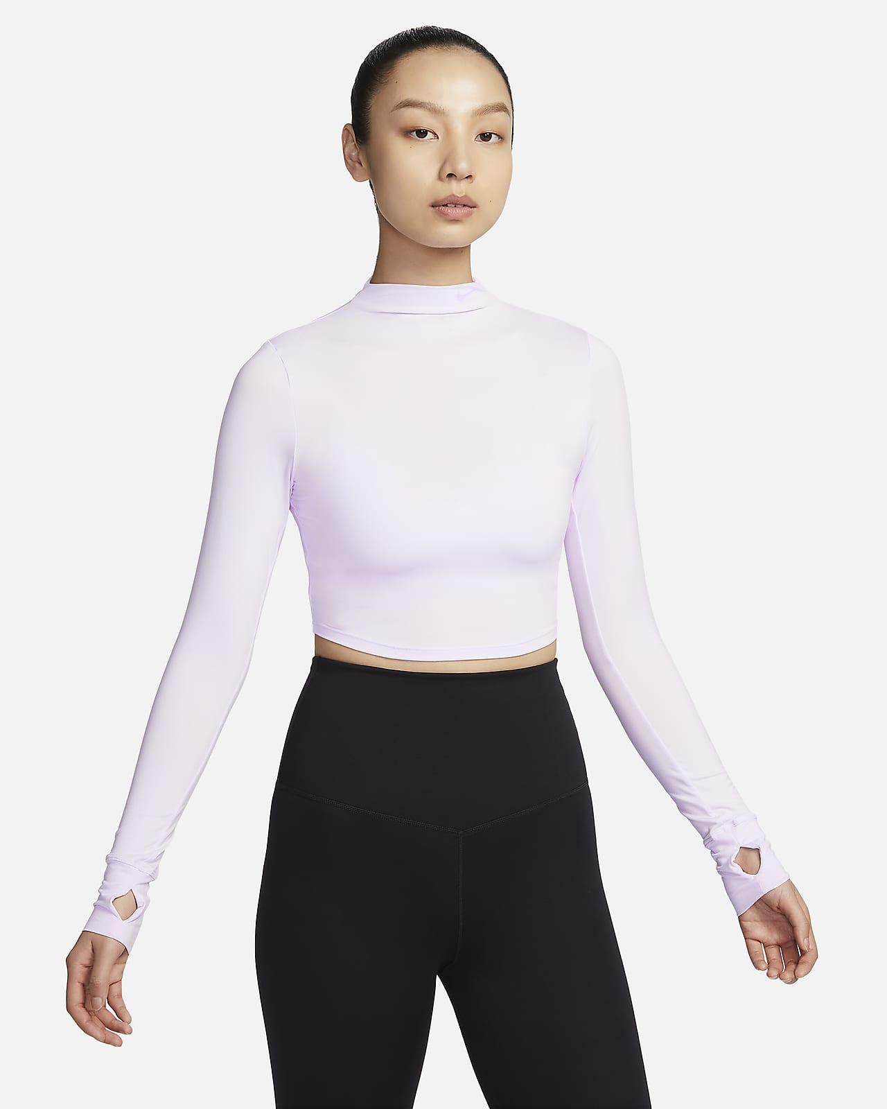 Nike Dri-FIT One Luxe 女子速干长袖短款上衣
