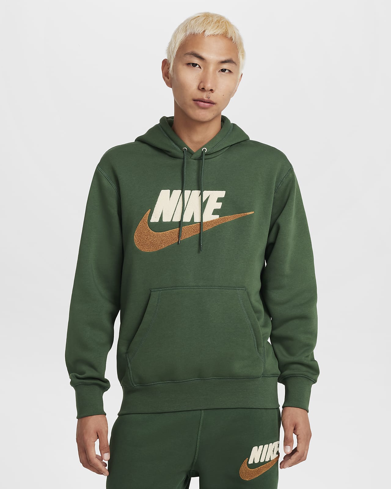 Nike Club Fleece 男子加绒套头连帽衫