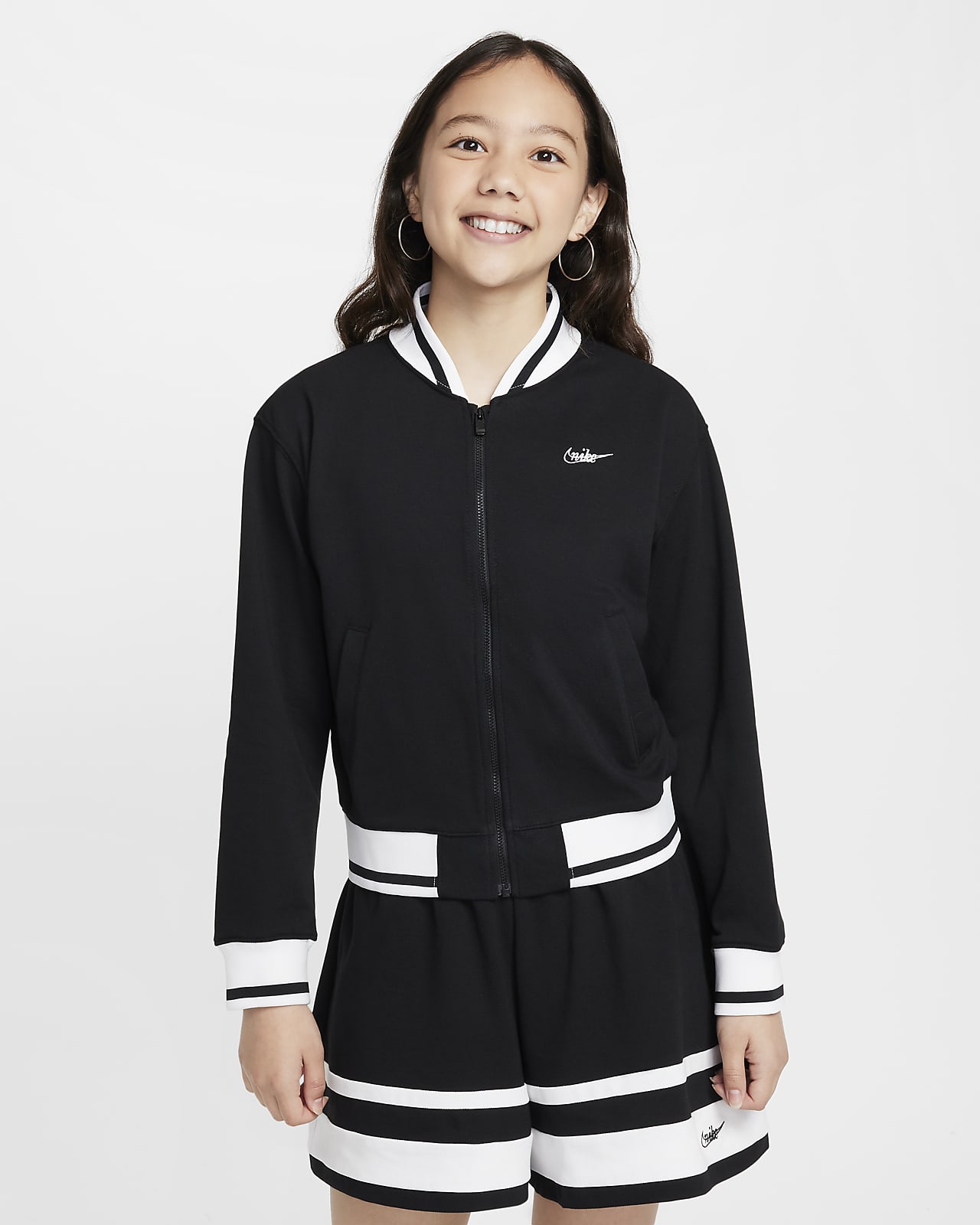 Nike Sportswear 大童（女孩）学院风夹克