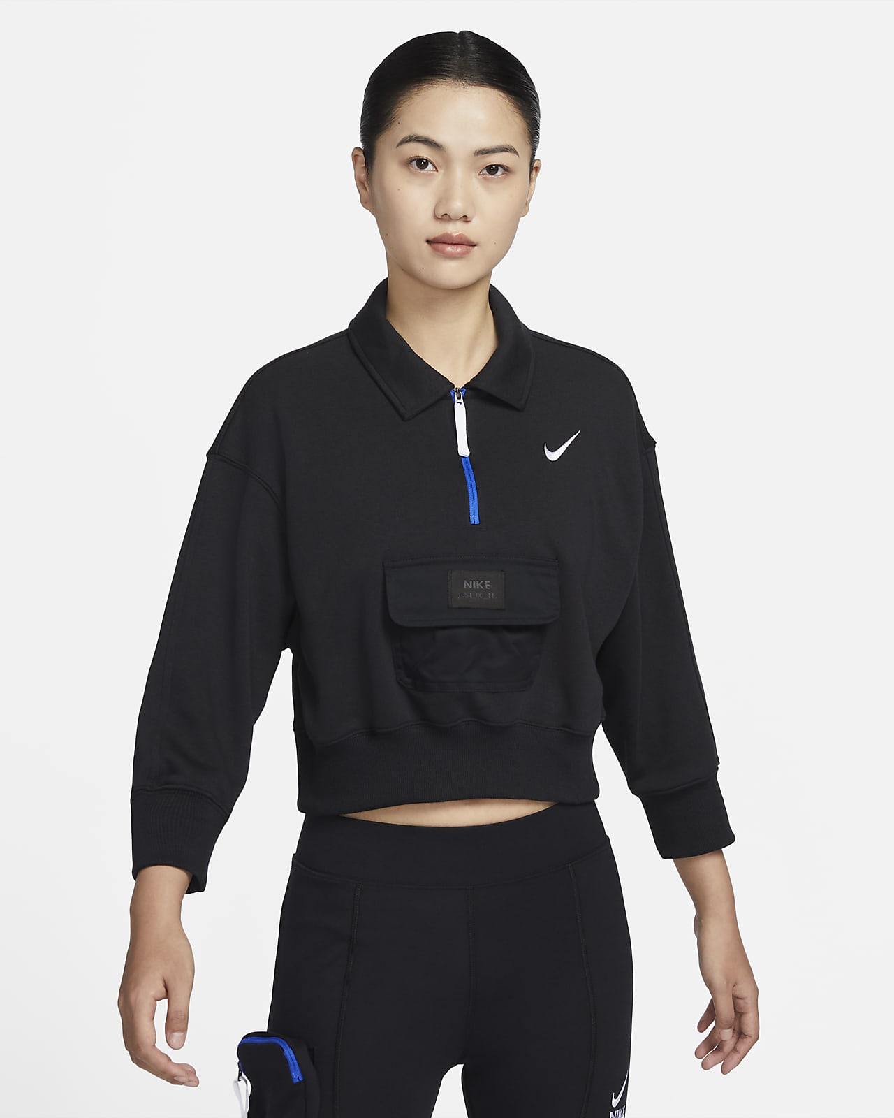 Nike Sportswear City Utility 女子 Oversize 风法式毛圈翻领上衣