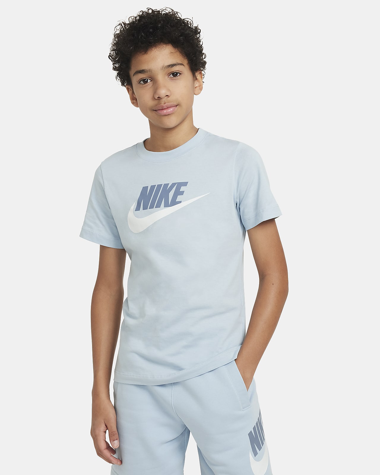 Nike Sportswear 大童经典大勾棉质T恤