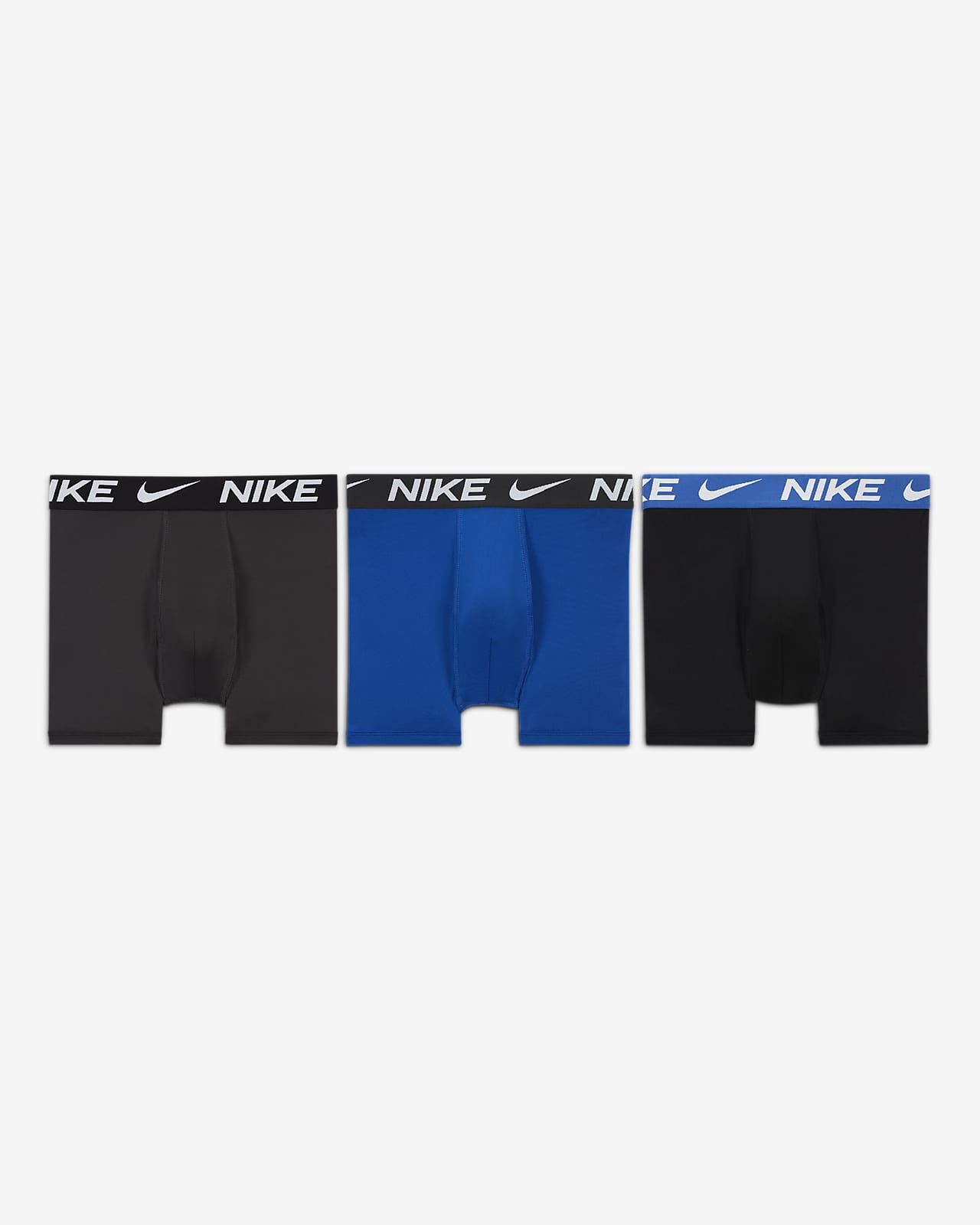 Nike Solid 大童（男孩）速干平角内裤（3 条）