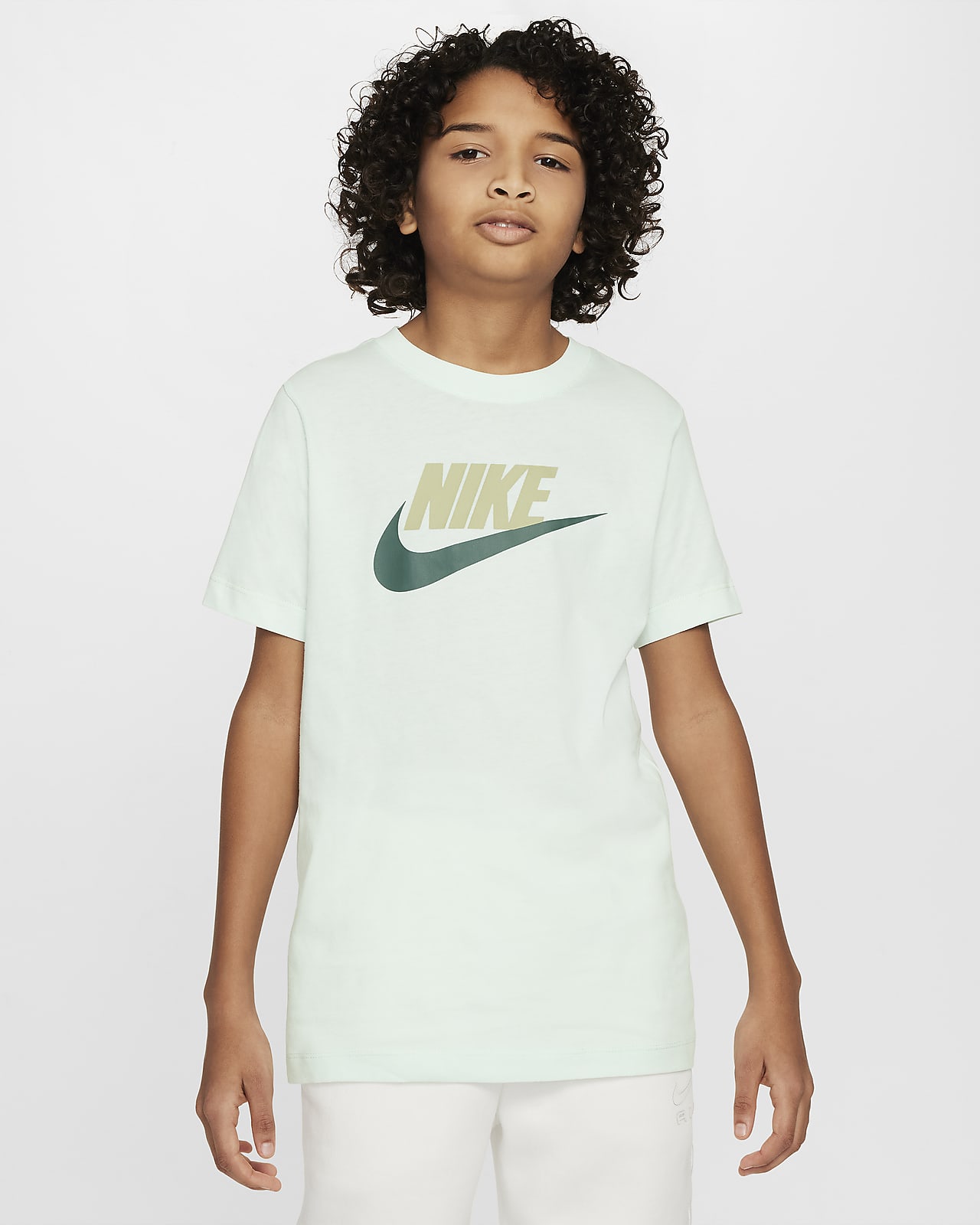 Nike Sportswear 大童经典大勾棉质T恤