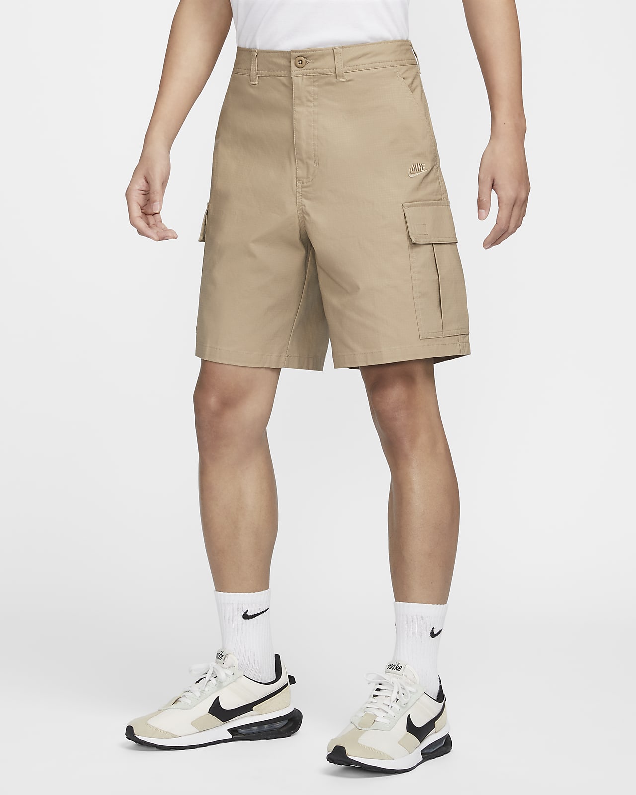 Nike Club 男子复古梭织工装短裤