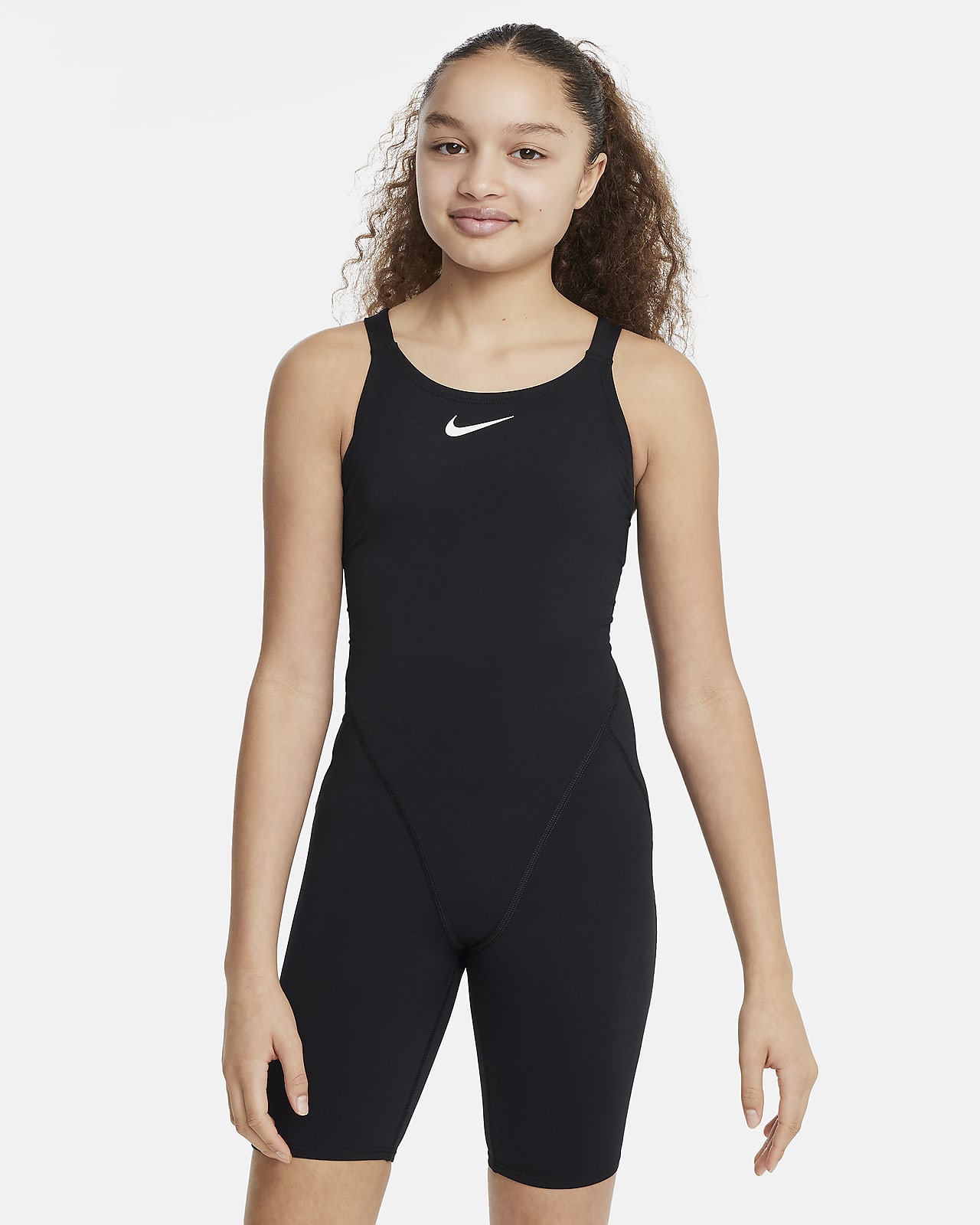 Nike Swim HydraStrong Strive 大童（女孩）连体泳衣