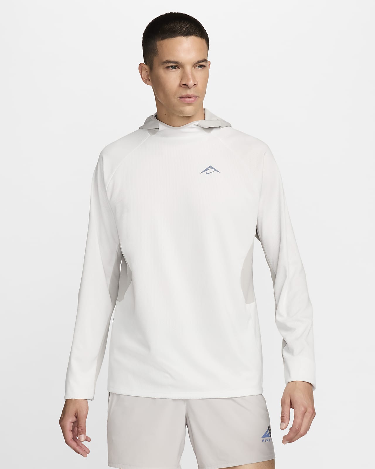 Nike Trail Dri-FIT UV 男子速干长袖连帽跑步上衣防晒衣
