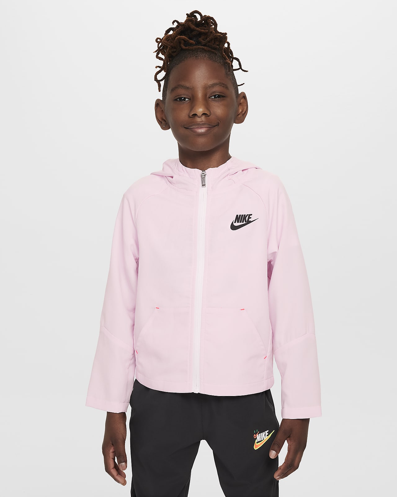 Nike Dri-FIT 幼童速干舒爽轻薄梭织夹克