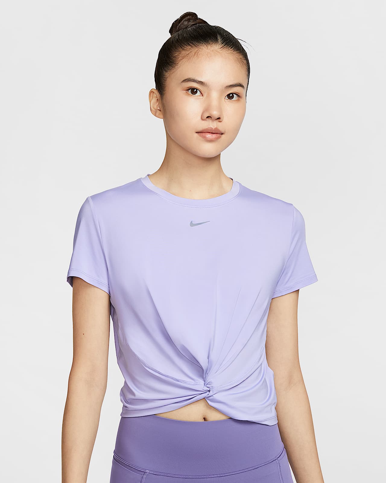 Nike One Classic Twist Dri-FIT 女子速干扭结设计短袖上衣
