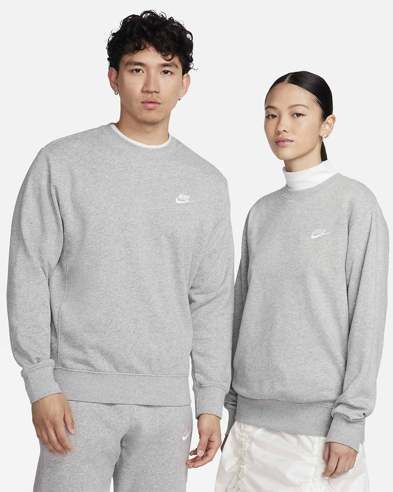 Nike Sportswear Club 男子法式毛圈圆领上衣