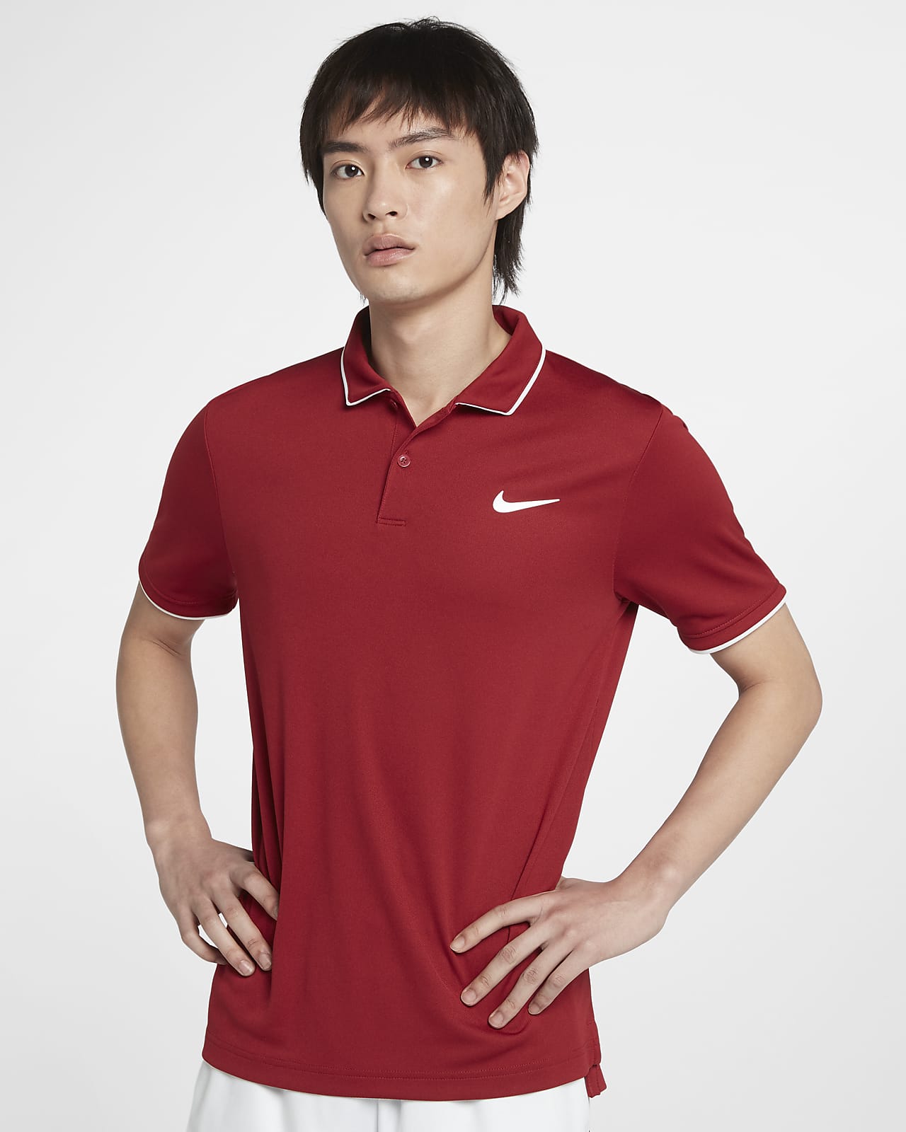 NikeCourt Dri-FIT 男子网球翻领T恤