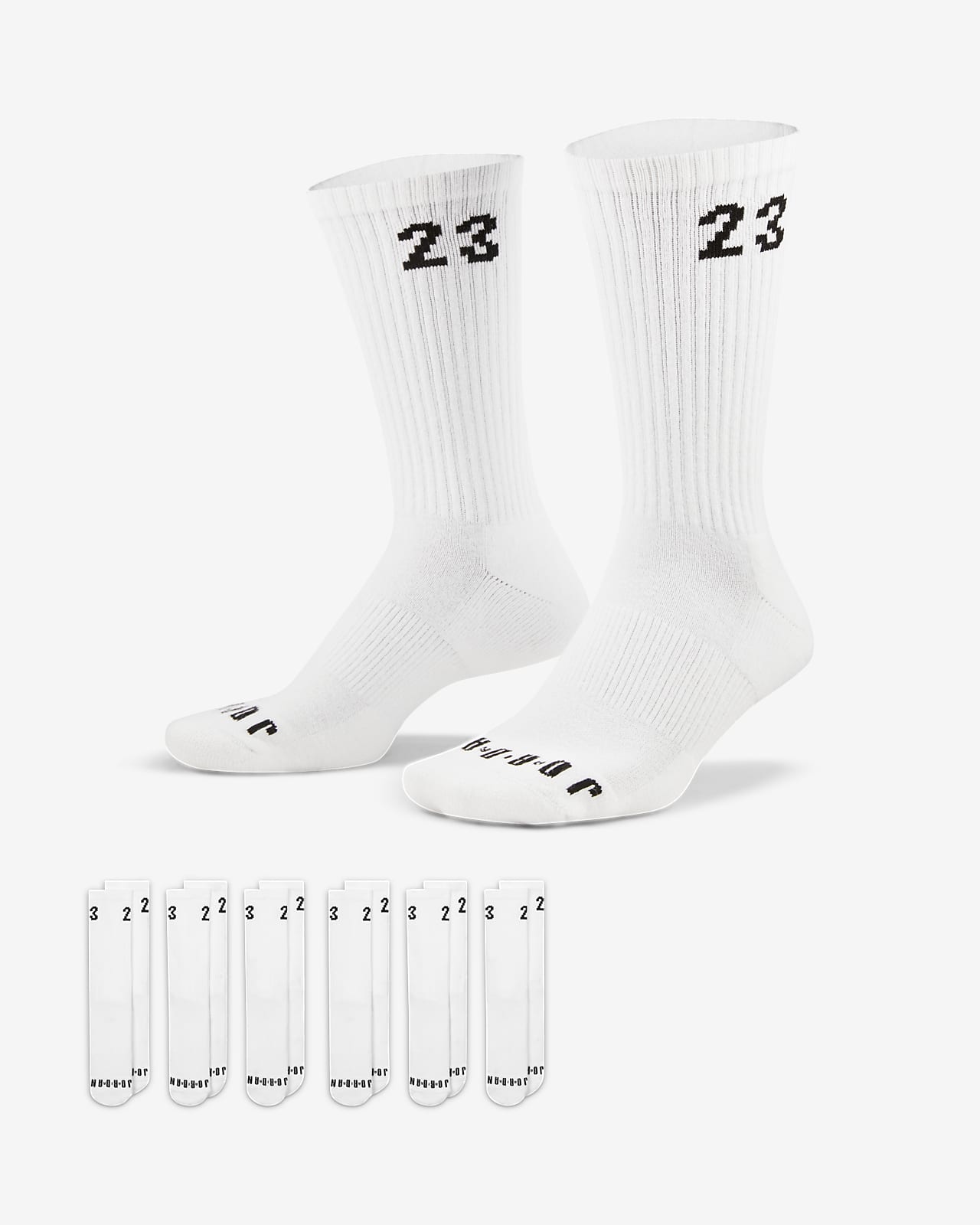 Jordan Essentials 运动袜（6 双）