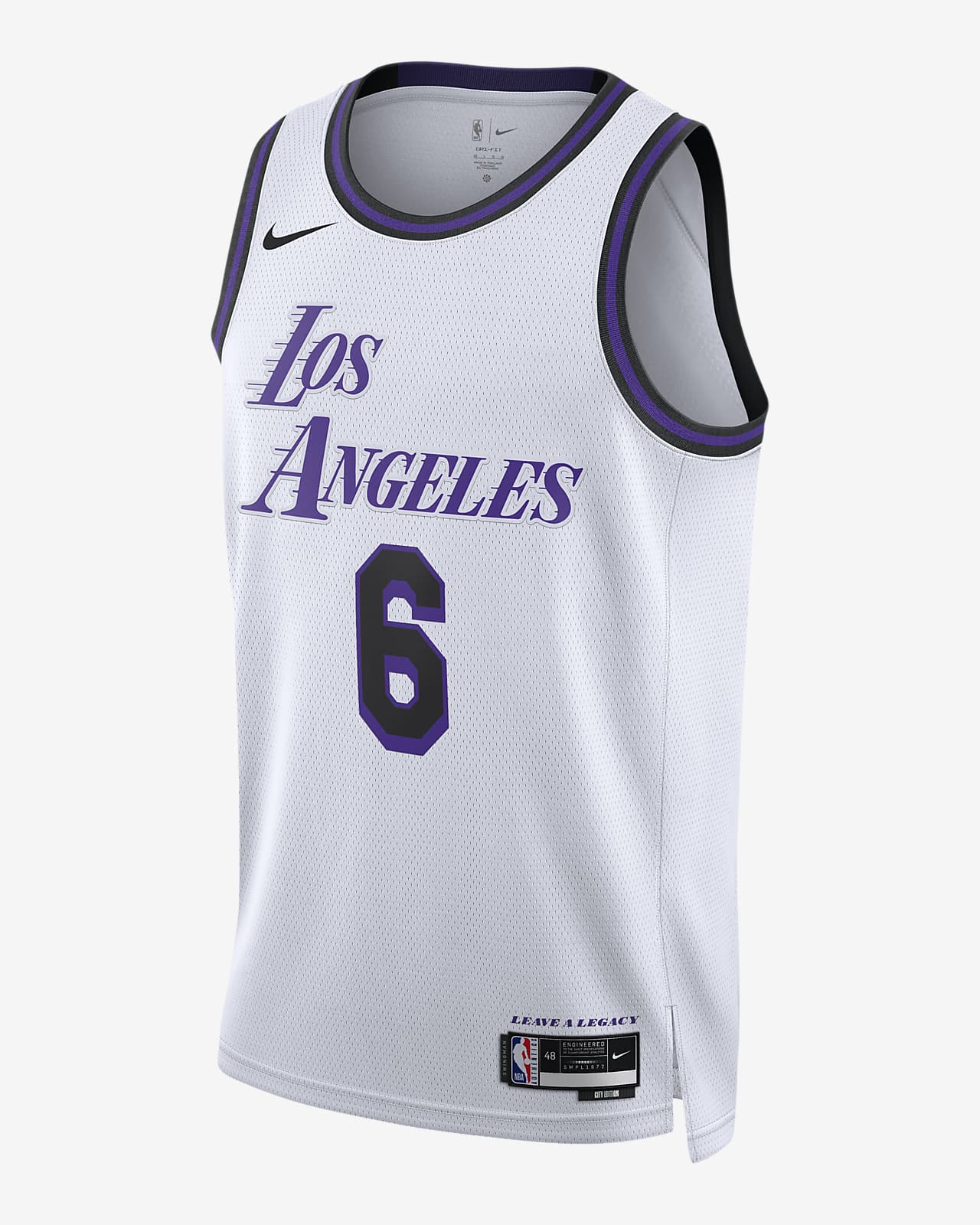 洛杉矶湖人队 (LeBron James) City Edition Nike Dri-FIT NBA Swingman Jersey 男子球衣