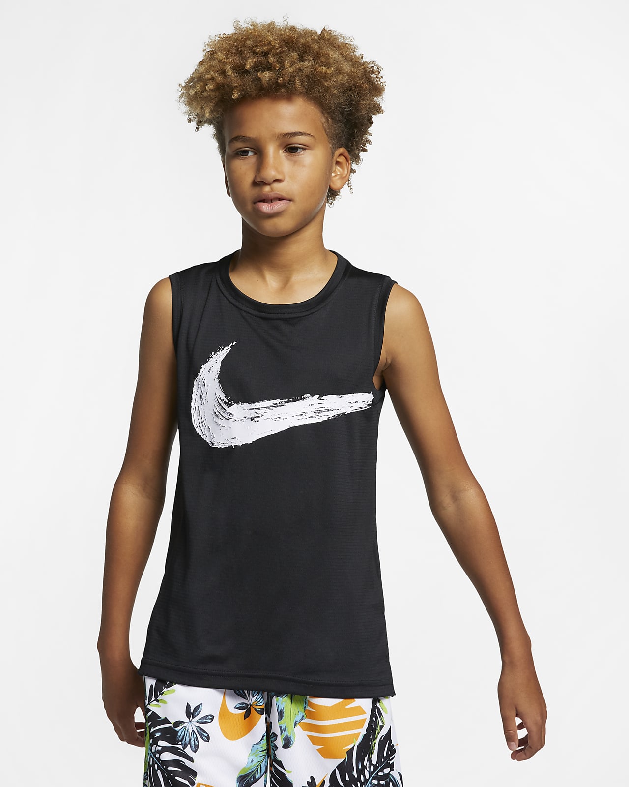 Nike Dri-FIT 大童（男孩）无袖训练上衣