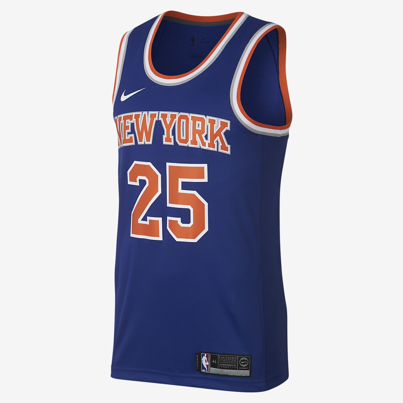 纽约尼克斯队 (Derrick Rose) Icon Edition Swingman Jersey 男子 Nike NBA Connected 球衣