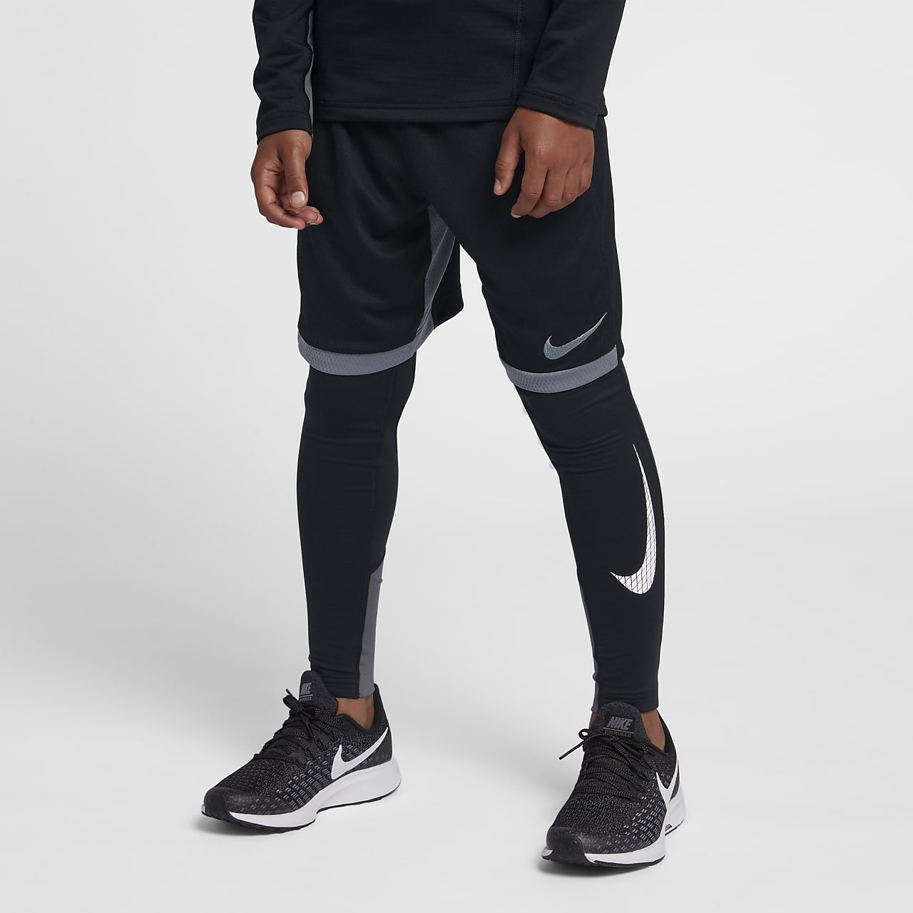 Nike Pro Warm 大童（男孩）保暖训练紧身裤-NIKE 中文官方网站