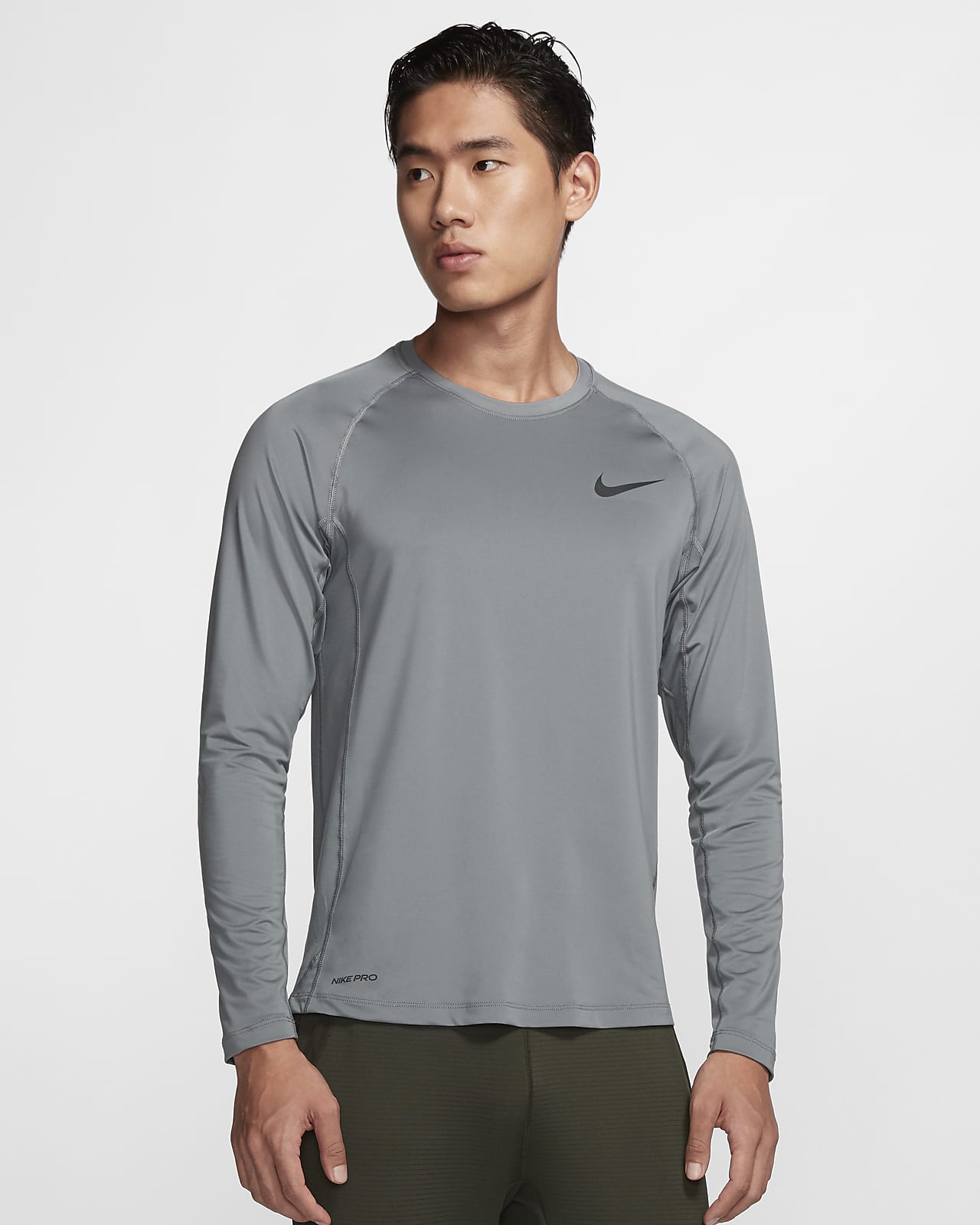 Nike Pro 男子修身版型长袖训练上衣