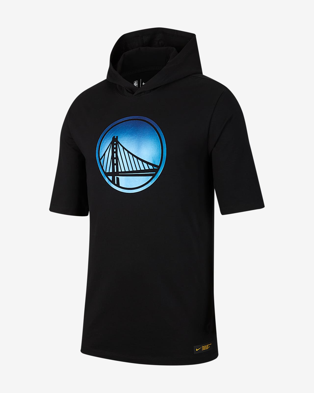 金州勇士队 Courtside Nike NBA 男子连帽T恤