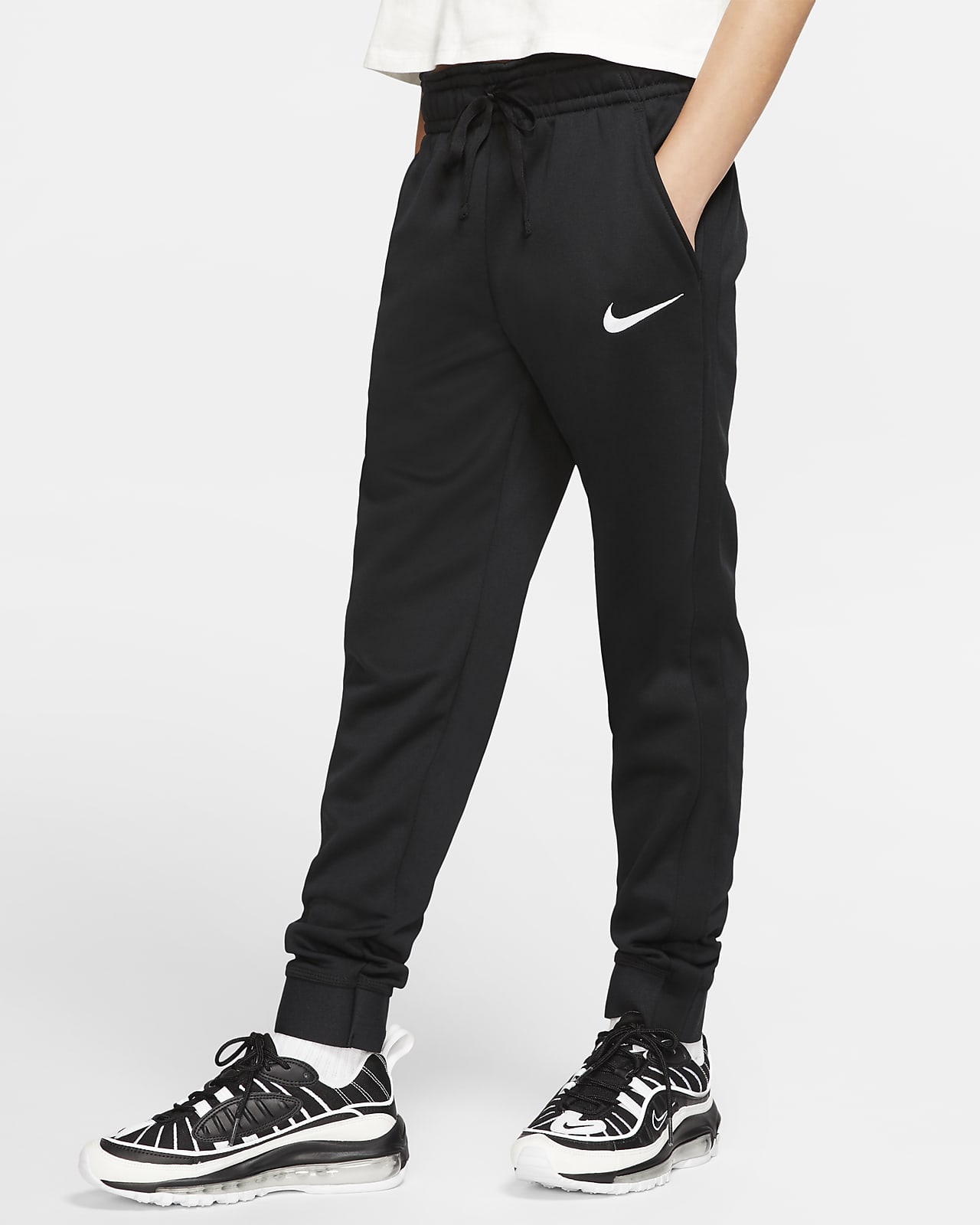 Nike Therma 大童（女孩）训练长裤
