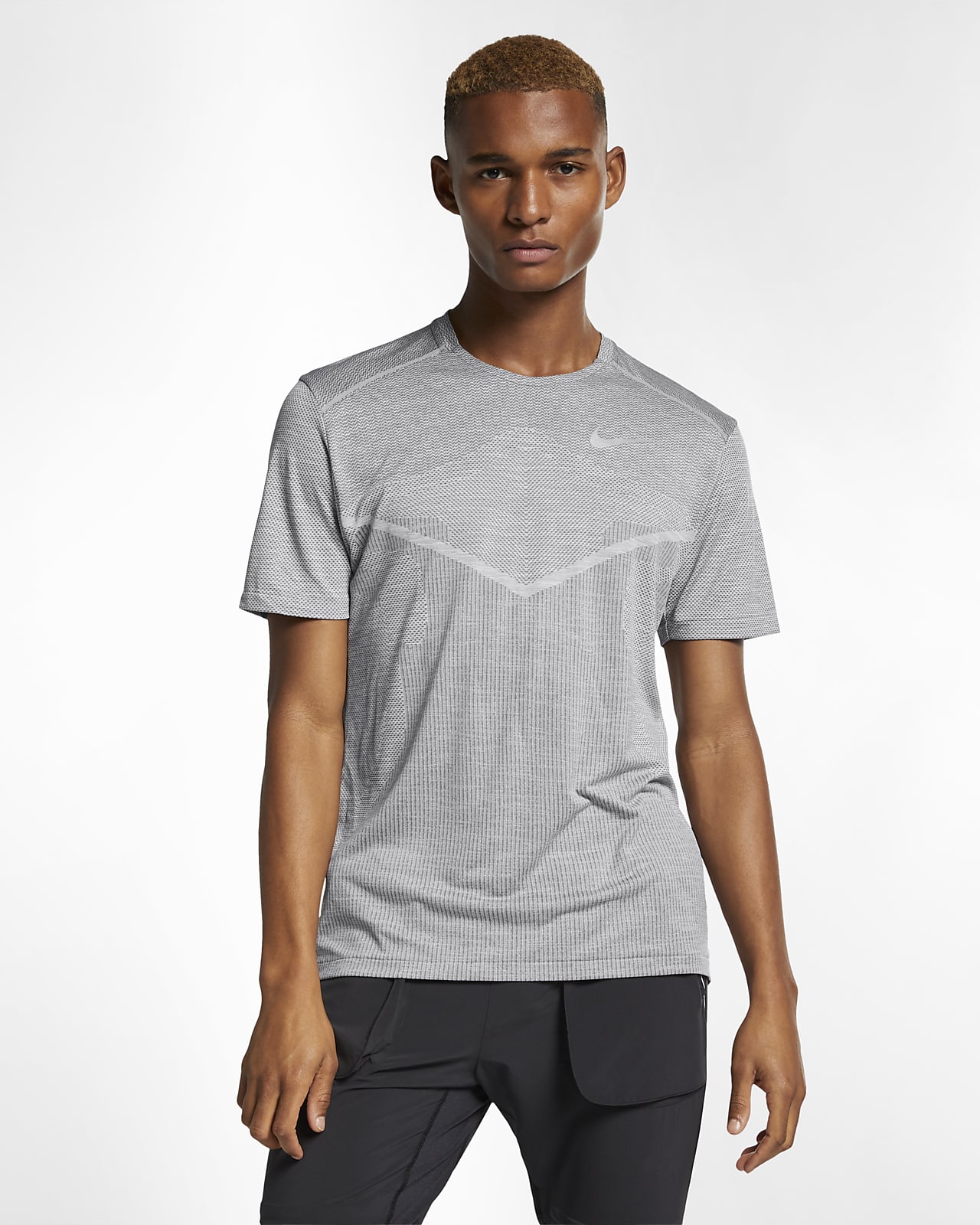 Nike TechKnit Ultra 男子短袖跑步上衣