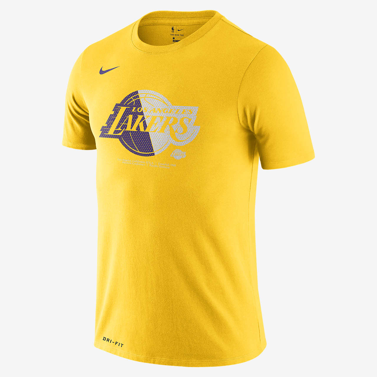 洛杉矶湖人队 Nike Dri-FIT NBA 男子T恤