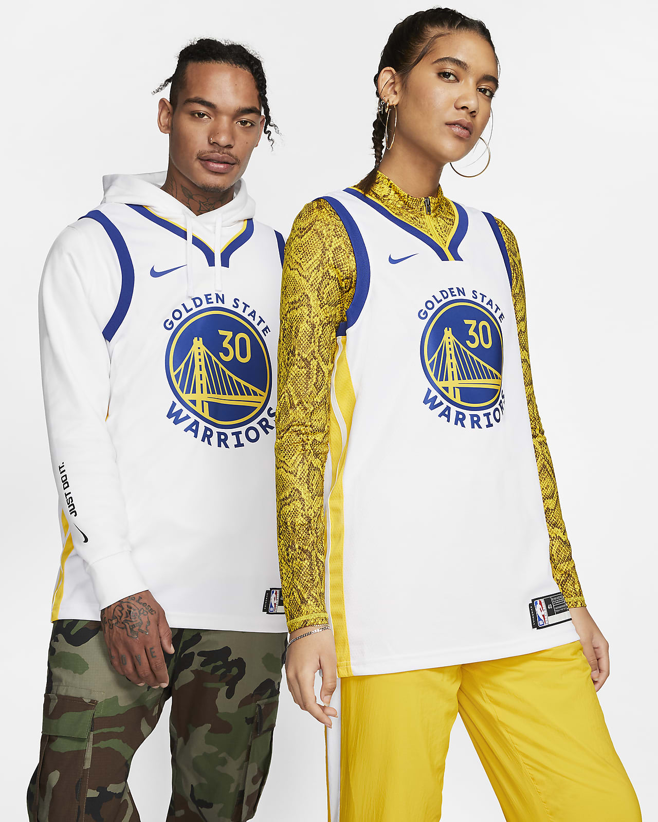 金州勇士队 (Stephen Curry) Association Edition Nike NBA Jersey 男子球衣
