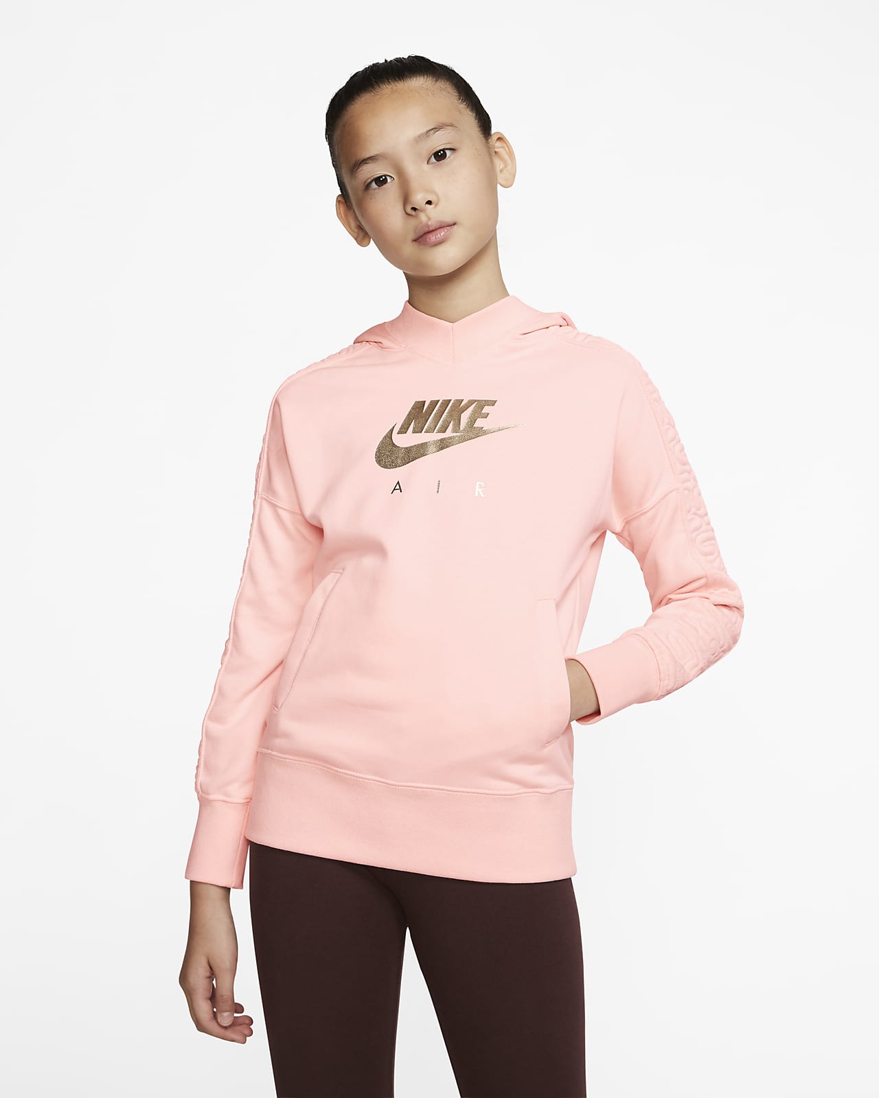 Nike Air 大童（女孩）套头连帽衫