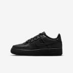 Nike Air Force 1 LE 大童空军一号运动鞋 - 黑/黑