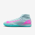 Nike Mercurial Superfly 10 Academy 耐克刺客系列室内/球场足球鞋 - 海洋深蓝/爆炸粉