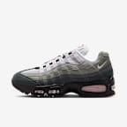 Nike Air Max 95 Big Bubble 女子运动鞋 - 黑/白色/银/泡沫粉