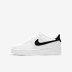 Nike Air Force 1 大童空军一号运动鞋 - 白色/黑