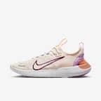 Nike Free RN Next Nature 女子跑步训练鞋 - 冰番石榴色/明亮硫黄色/白色/土褐