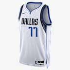 达拉斯独行侠队 Association Edition Nike Dri-FIT NBA Swingman Jersey 男子速干球衣 - 白色