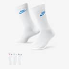 Nike Sportswear Everyday Essential 速干中筒运动袜（3 双） - 多色
