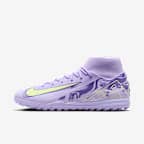 Nike United Mercurial Superfly 10 Academy 耐克刺客系列男子人造场地足球鞋 - 玛瑙紫/微黄绿
