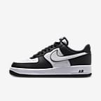 Nike Air Force 1 '07 男子空军一号运动鞋板鞋 - 黑/黑/白色
