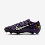 Nike Mercurial Vapor 16 Elite "Kylian Mbappé" 耐克刺客系列姆巴佩男/女天然硬质草地足球鞋 - 华丽紫/淡象牙白