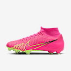 Nike Zoom Superfly 9 Academy FG/MG 多种场地足球鞋 - 爆炸粉/铁架黑/荧光黄