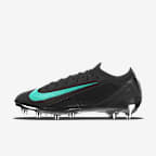 Nike Mercurial Vapor 16 Elite By You 耐克刺客系列专属定制人造草地低帮足球鞋 - 黑/铁灰/黑