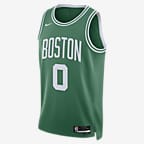 波士顿凯尔特人队 Icon Edition Nike Dri-FIT NBA Swingman Jersey 男子透气速干球衣 - 苜蓿绿