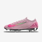 Nike Mercurial Vapor 16 Elite By You 耐克刺客系列专属定制人造草地低帮足球鞋 - 泡沫粉/透明粉/泡沫粉