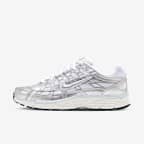 Nike P-6000 女子复古运动鞋 - 白色/紫蓝/帆白/金属银