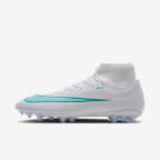 Nike Mercurial Superfly 11 Academy 耐克刺客系列男/女 AG 人造草地高帮足球鞋 - 白色/仙人掌绿