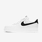 Nike Air Force 1 '07 男子空军一号运动鞋 - 白色/黑