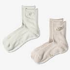 Nike Everyday Elevated Micro-Crew 速干运动短袜(2 双) - 多色